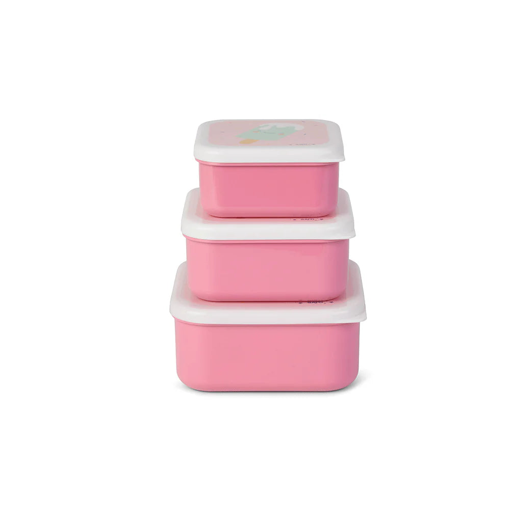 Saro- set de 3 cajitas para snacks