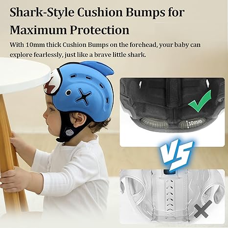 Mambobaby - Casco protector para bebés | Tiburón