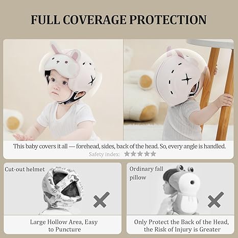 Mambobaby - Casco protector para bebés | Conejo