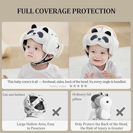 Mambobaby - Casco protector para bebés | Panda