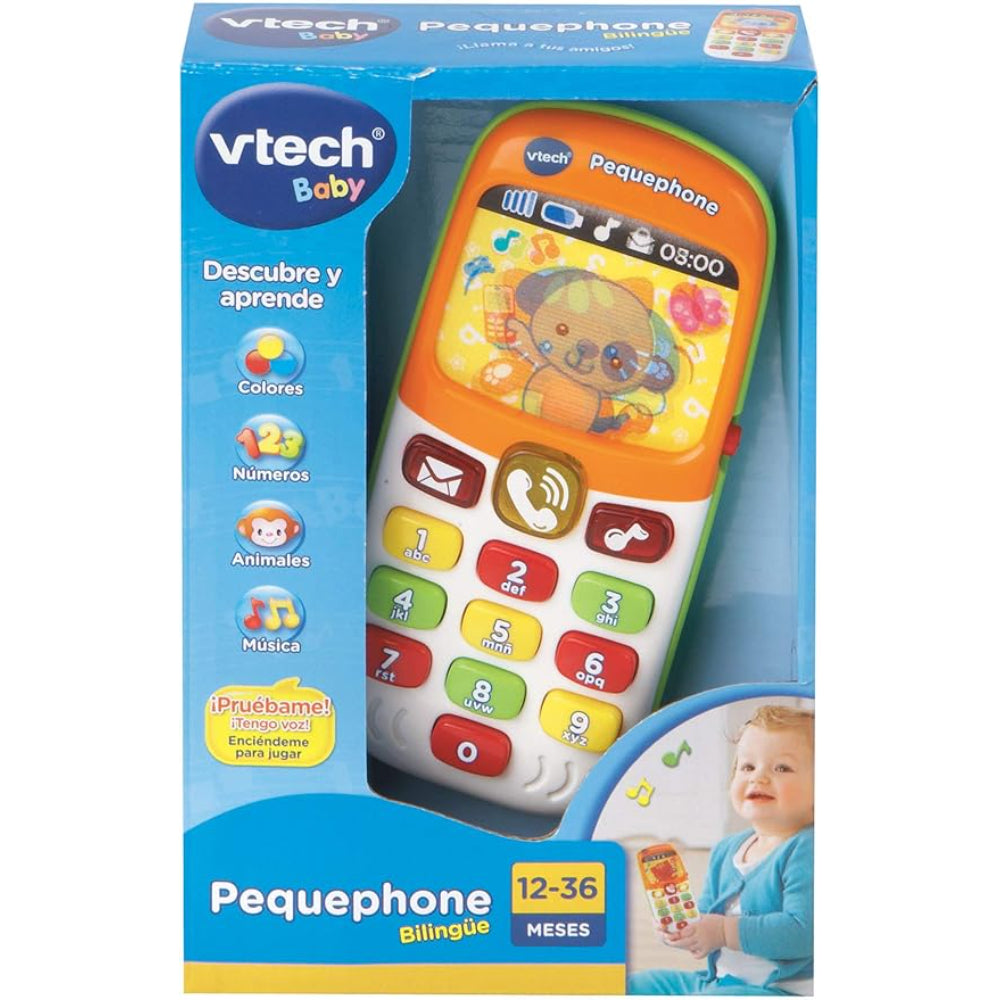 Vtech-  juguete pequephone bilingüe