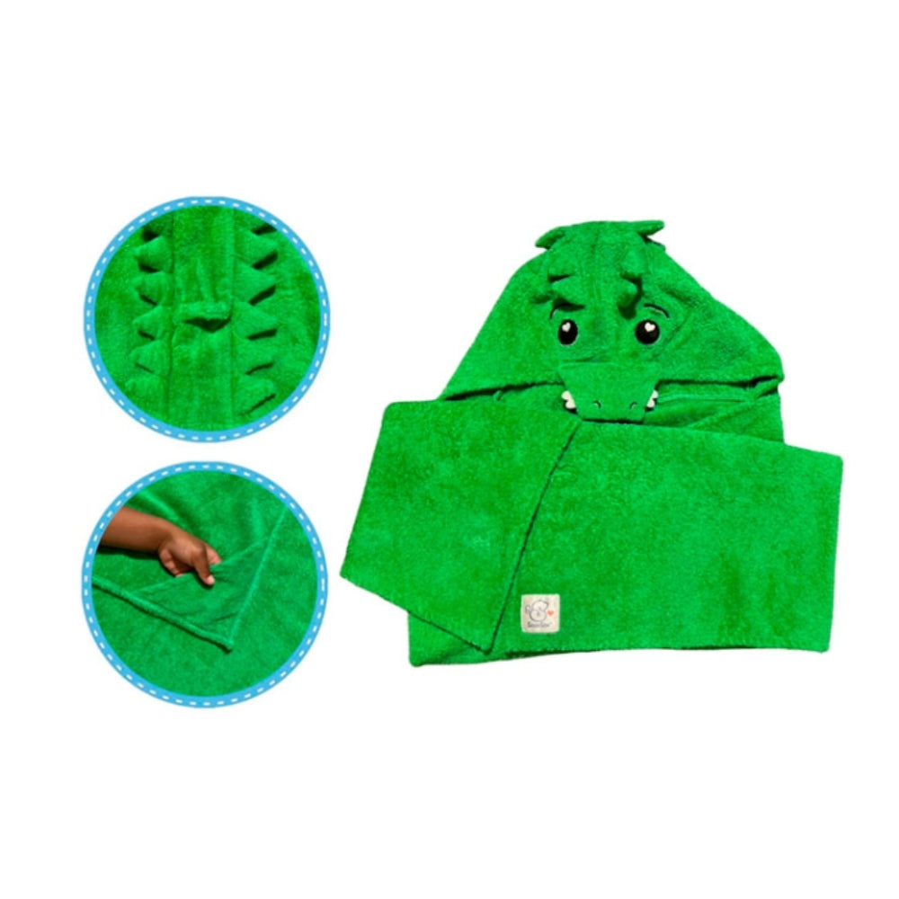Soapsox - Toalla con capucha cocodrilo
