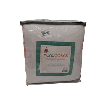 nunubasics- protector para cuna blanco
