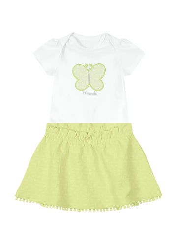 Brandili - Conjunto infantil para niñas verde | +6M