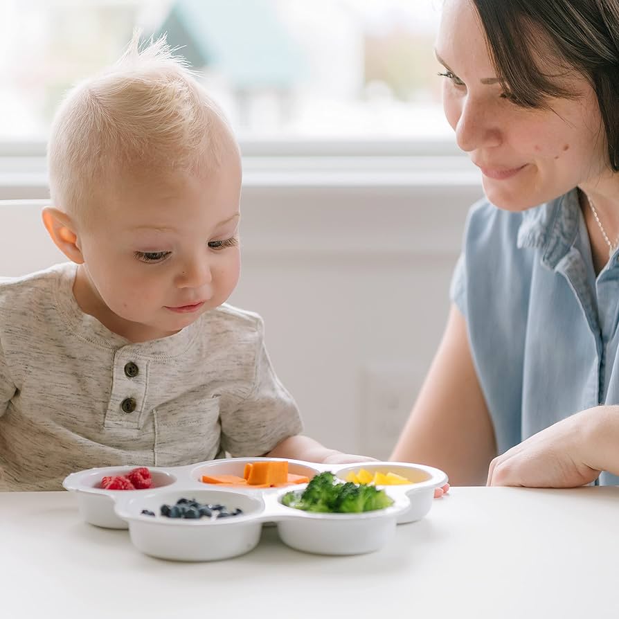 The First Years - Plato dividido para niños pequeños Tasty Choices