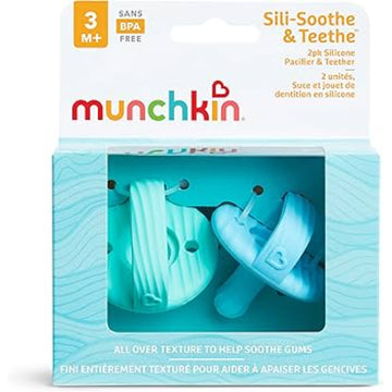 Munchkin- set de dos chupetes de silicón