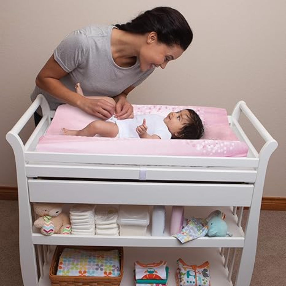 Boppy- funda para cambiador love pink