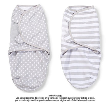 Summer - Swaddles 2pack Gris