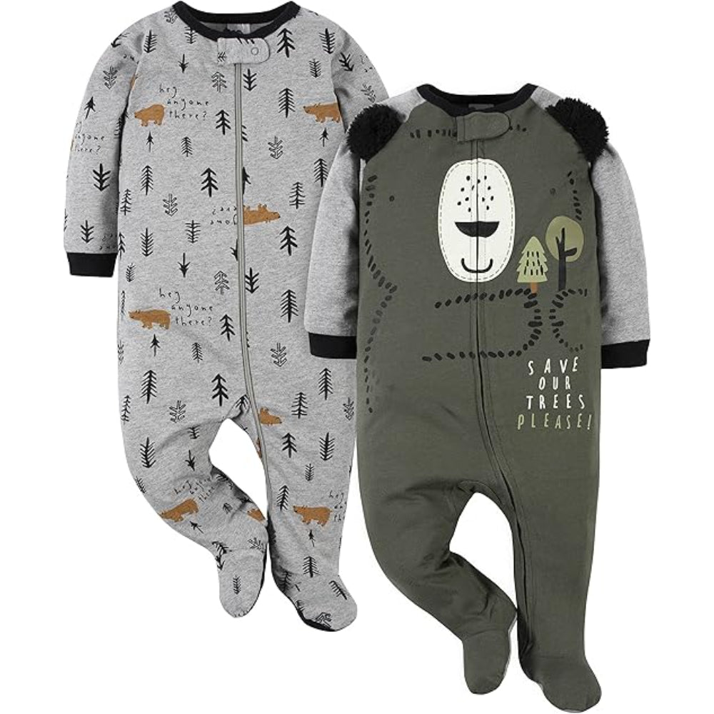 Gerber - Pack de 2 Pijamas para Dormir | 6-9 M