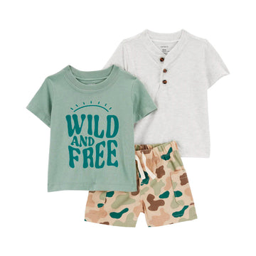 Carter´s- conjunto de 3 piezas para niño |+9M