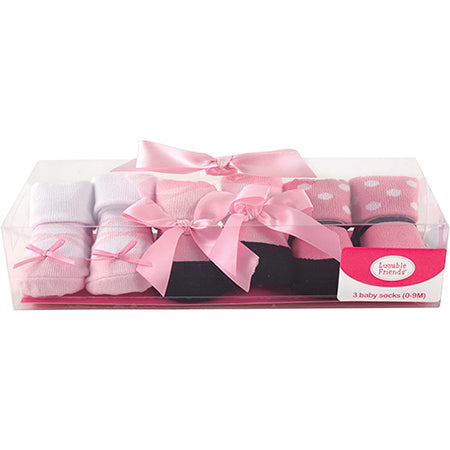 Caja de Regalo Medias 3 pares para niña Luvable Friends