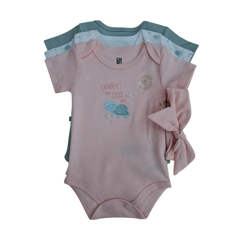 B4baby- set 3 mamelucos |+9M