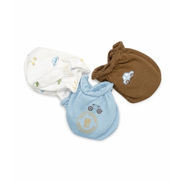 B4baby - Set de 3 mitones niño | 0-3m+