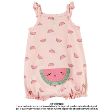 Carter's - Romper Rosa De Sandía De 1 Pieza