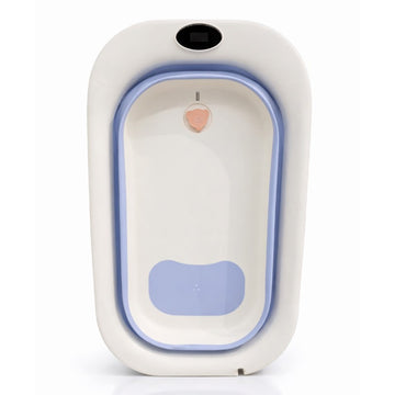 Born - Bañera Plegable | blanco con celeste