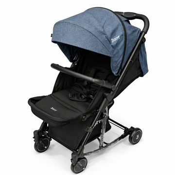 Born -  Flyp Stroller | negro-azul