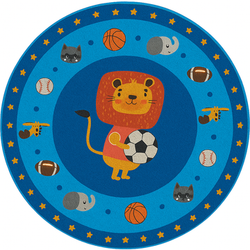 Belezza - Alfombra infantil de león