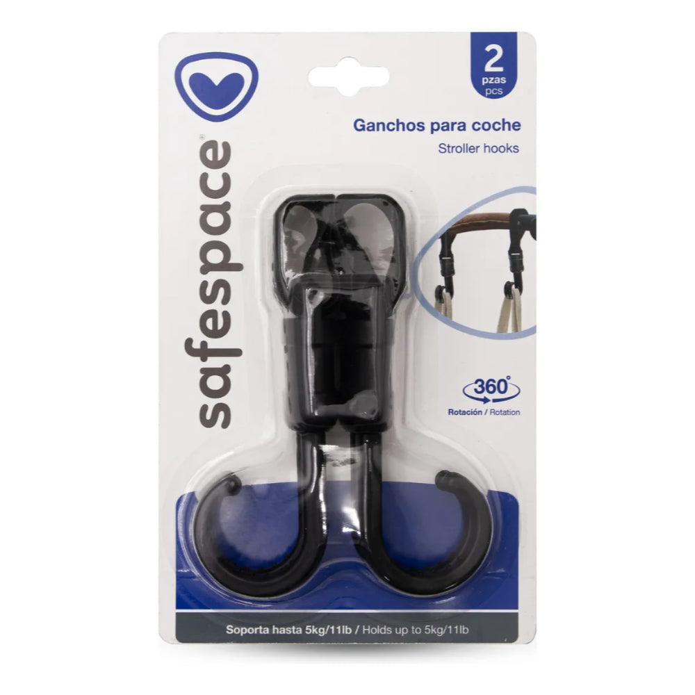 Safespace set de ganchos ajustable para coches