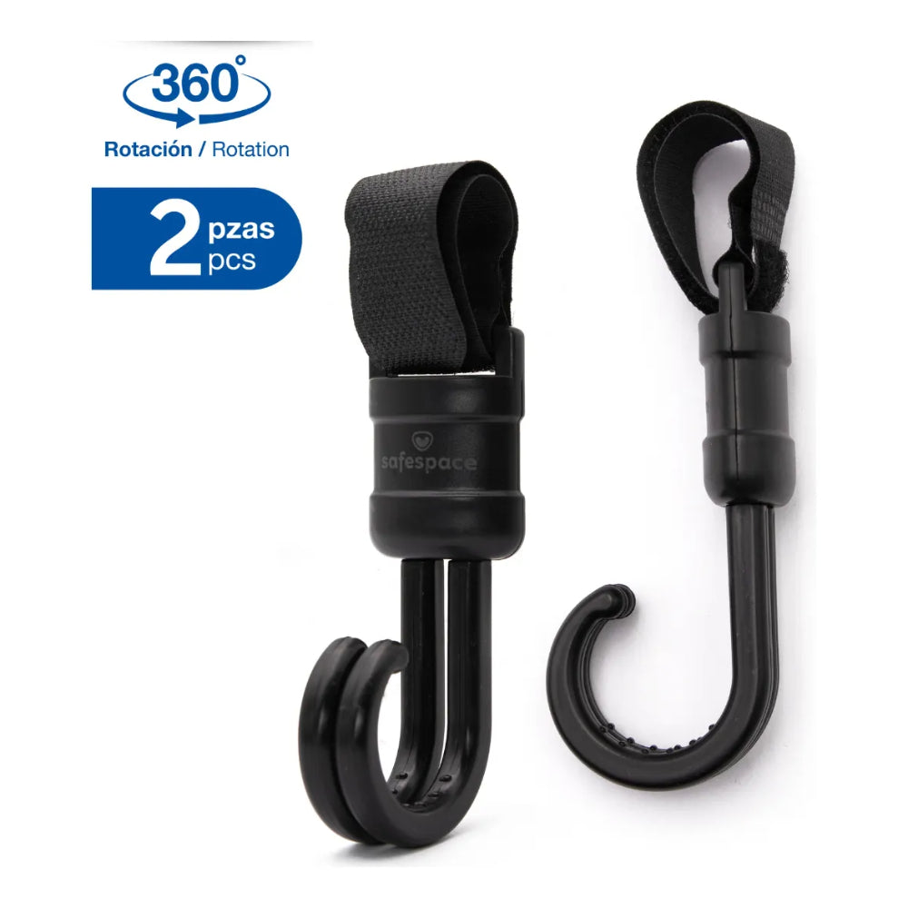 Safespace set de ganchos ajustable para coches