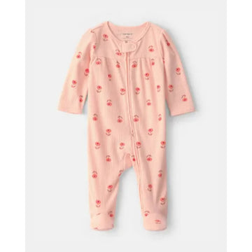 Carter´s - Pijama rosado con estampado de flores | prematuro