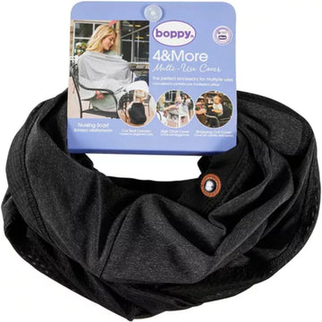 Boppy - Chal de lactancia 4 en 1 negro