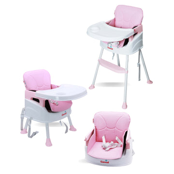 Genial - silla para comer rosado