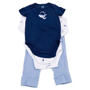 B4baby - Conjunto de 3 piezas | Ballena