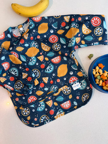 Kizingo - Babero Manga Larga Frutas