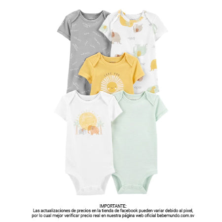 Carter´s - 5 pack enterizos +6M