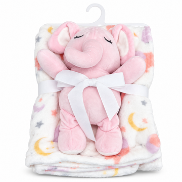 Set de manta | elefante rosa