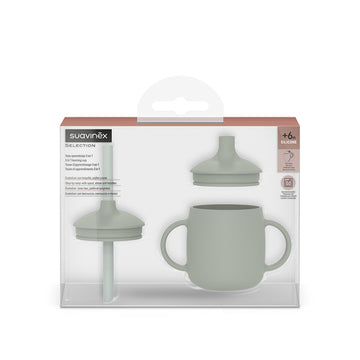 Suavinex- Taza de silicona 3 en 1