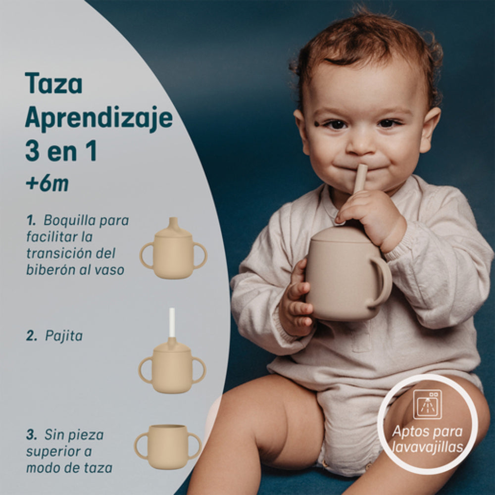 Suavinex - Taza evolutiva silicona | 6m+