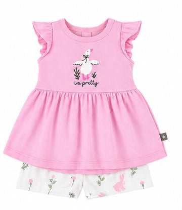 CONJUNTO 2 VESTIDOS 3M