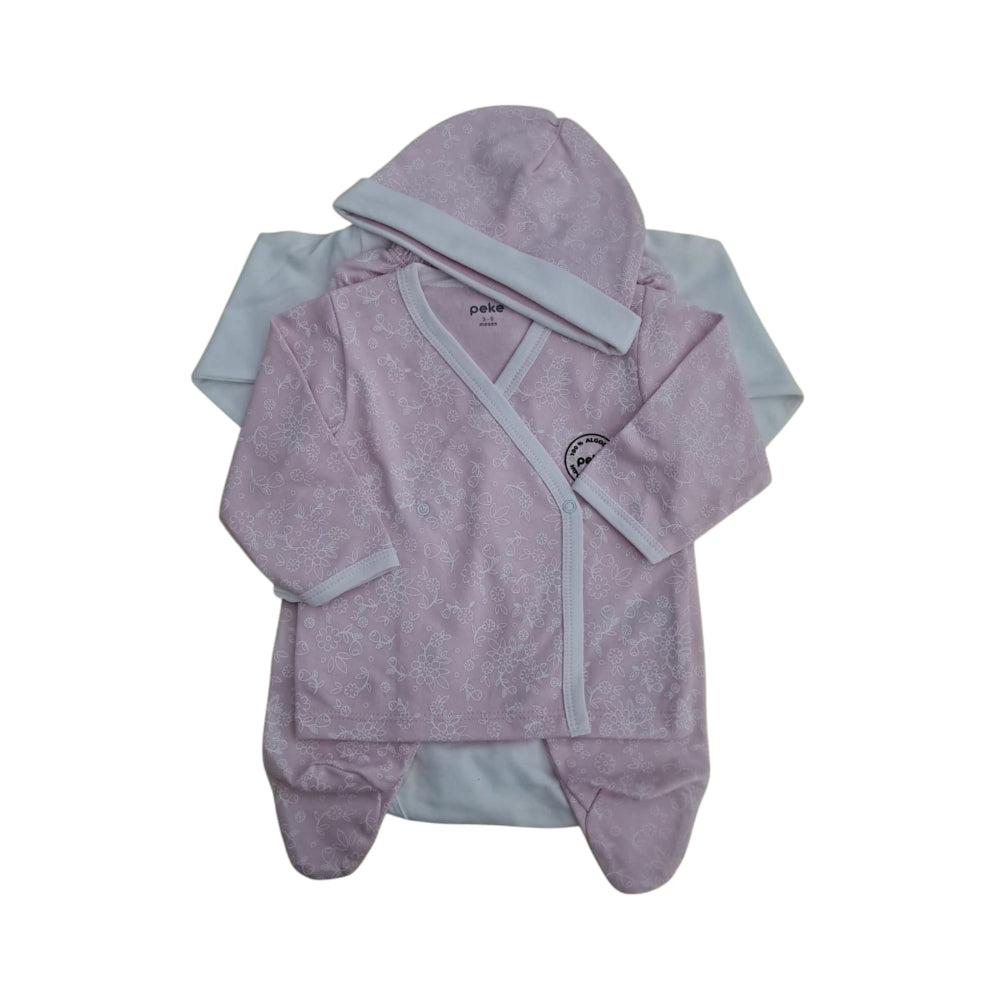 Peke- conjunto de niña 4 piezas |+3M