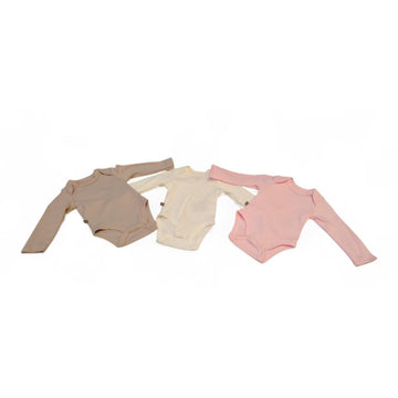B4baby - Conjunto de 3 piezas de mameluco para niña | 0m+