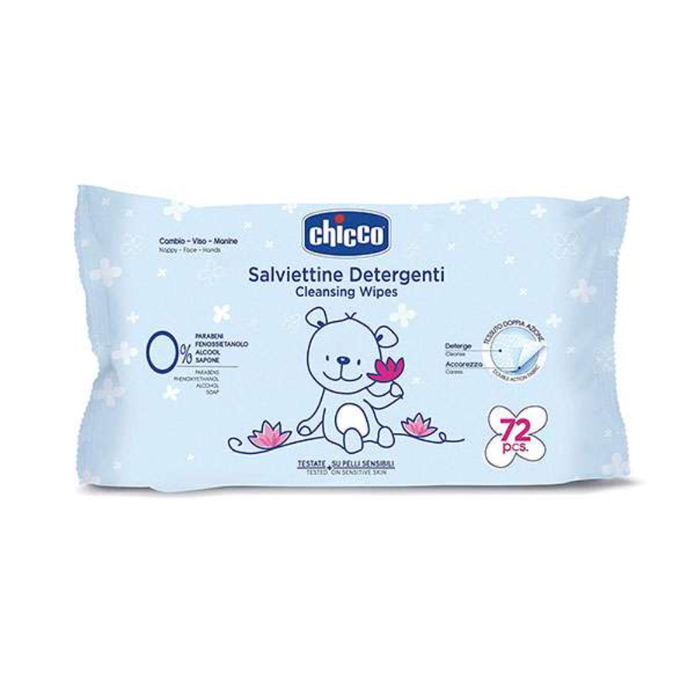 Chicco - Toallas húmedas de 72 piezas