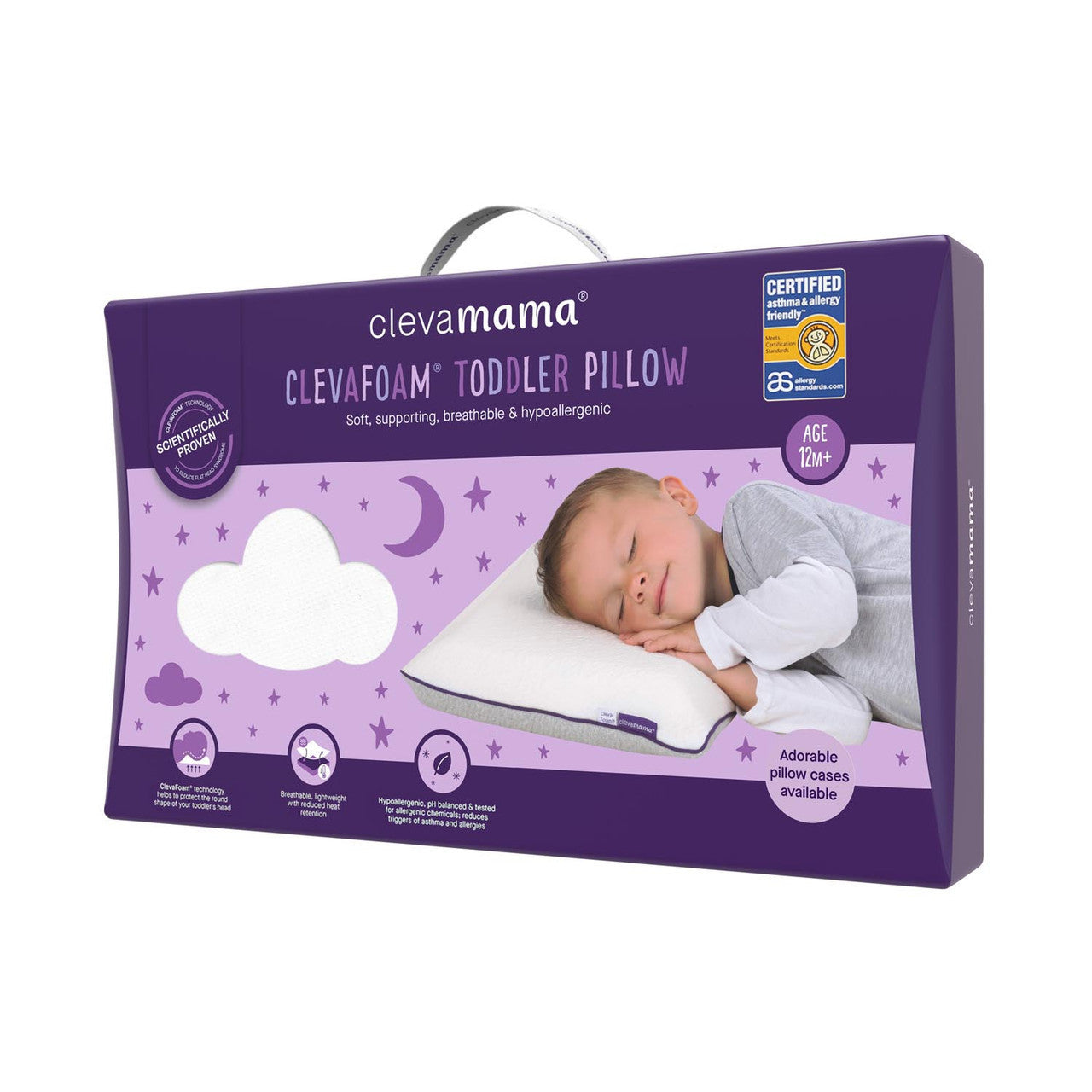 Clevamama - Almohada Clvafond para niños |+12M