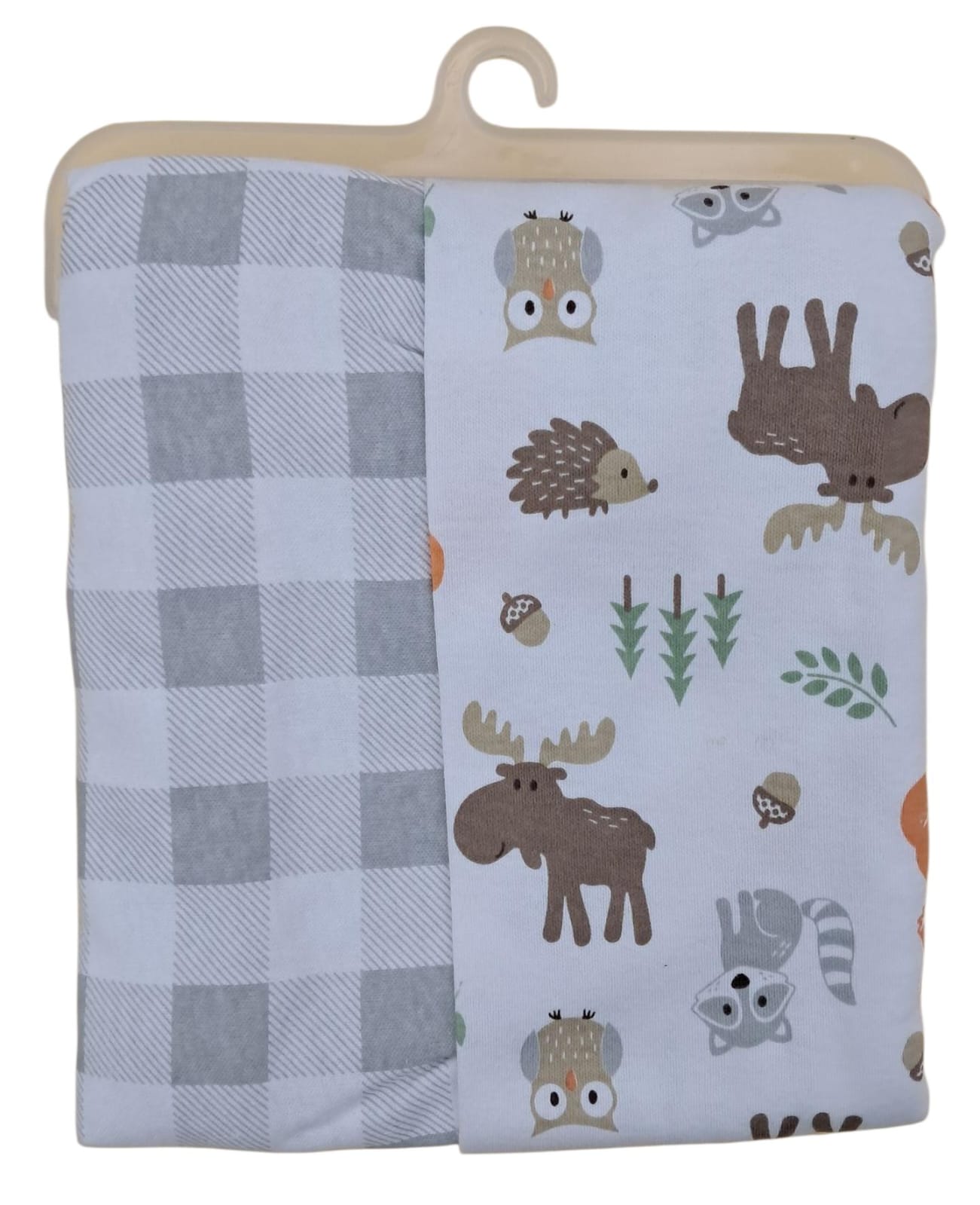 SET DE 2 COBIJAS NIÑO BOSQUE