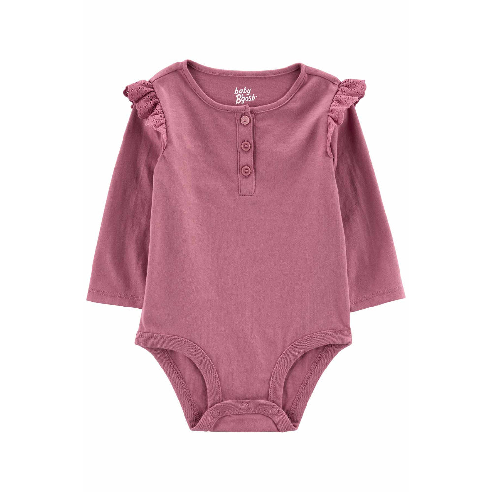 Oshkosh- mameluco manga larga para niña |+18M