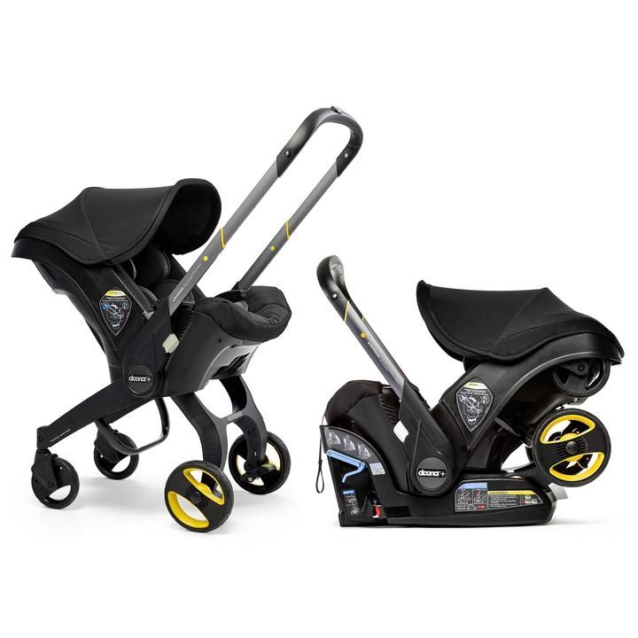 Doona - Coche con asiento de auto negro