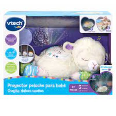 PROYECTOR PELUCHE PARA BEBÉ OVEJITA DULCES SUEÑOS