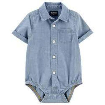 ENTERIZO /IB SS WVN BS CHAMBRAY WBO