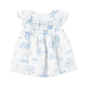 ENTERIZO /SP23 I G DRESS IVORY-WHITE TOILE PRINT