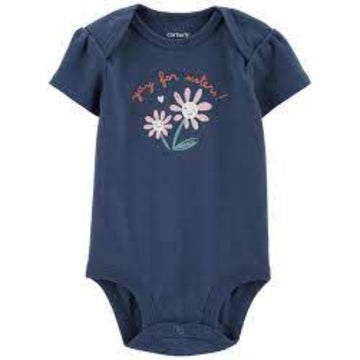 ENTERIZO /SP23 I G SLOGANBS NAVY SISTER