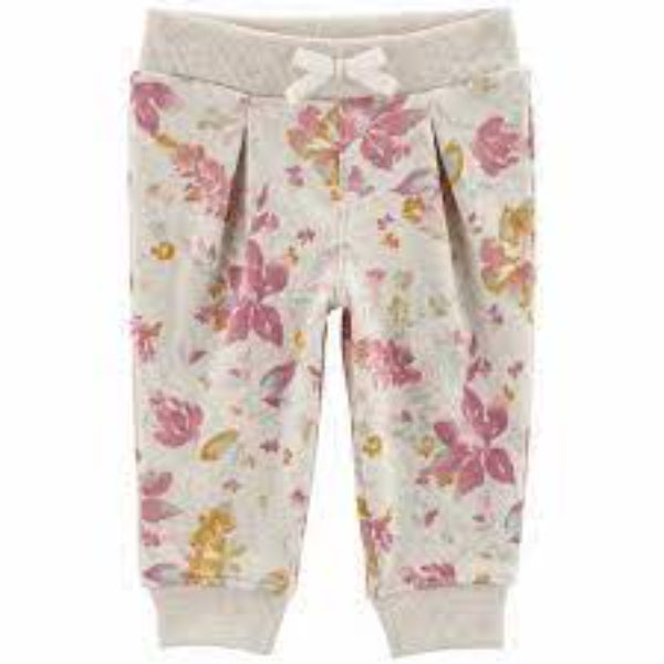 Osh kosh-PANTALON / F22 IG KNIT PANT PINK FLORAL BBG