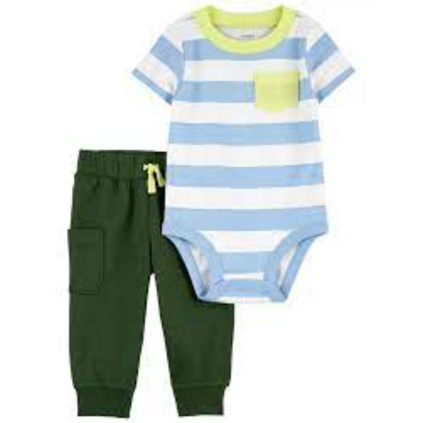 carter´s-CONJUNTO DE DOS PIEZAS /I B BSPS BLUE STRIPE