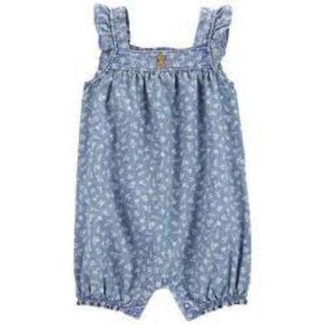 Carter´s - Enterizo romper azul NB