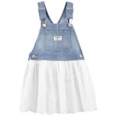 CAMISA SP23 IG EYELET SKIRTALL DENIM WHITE WBO 9M