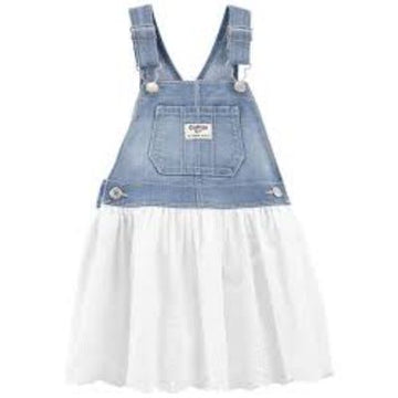 CAMISA SP23 IG EYELET SKIRTALL DENIM WHITE WBO 9M