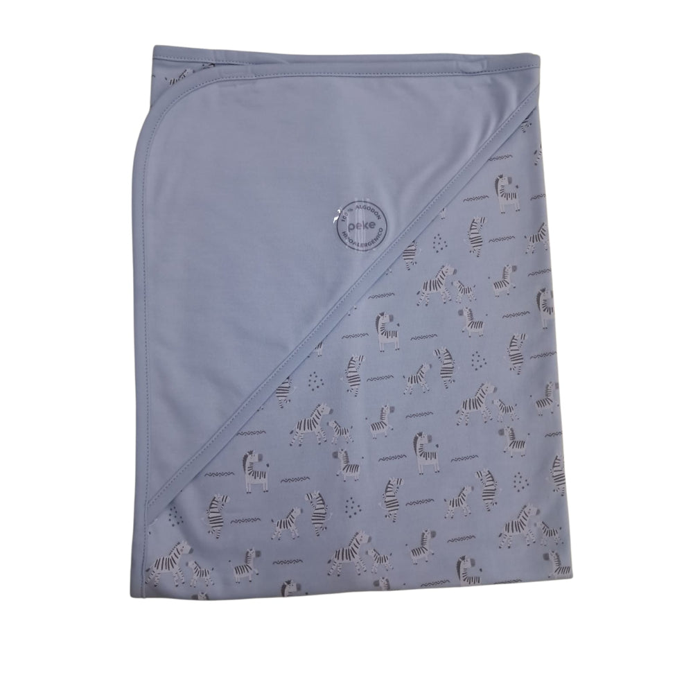 Peke- manta reversible de cebra